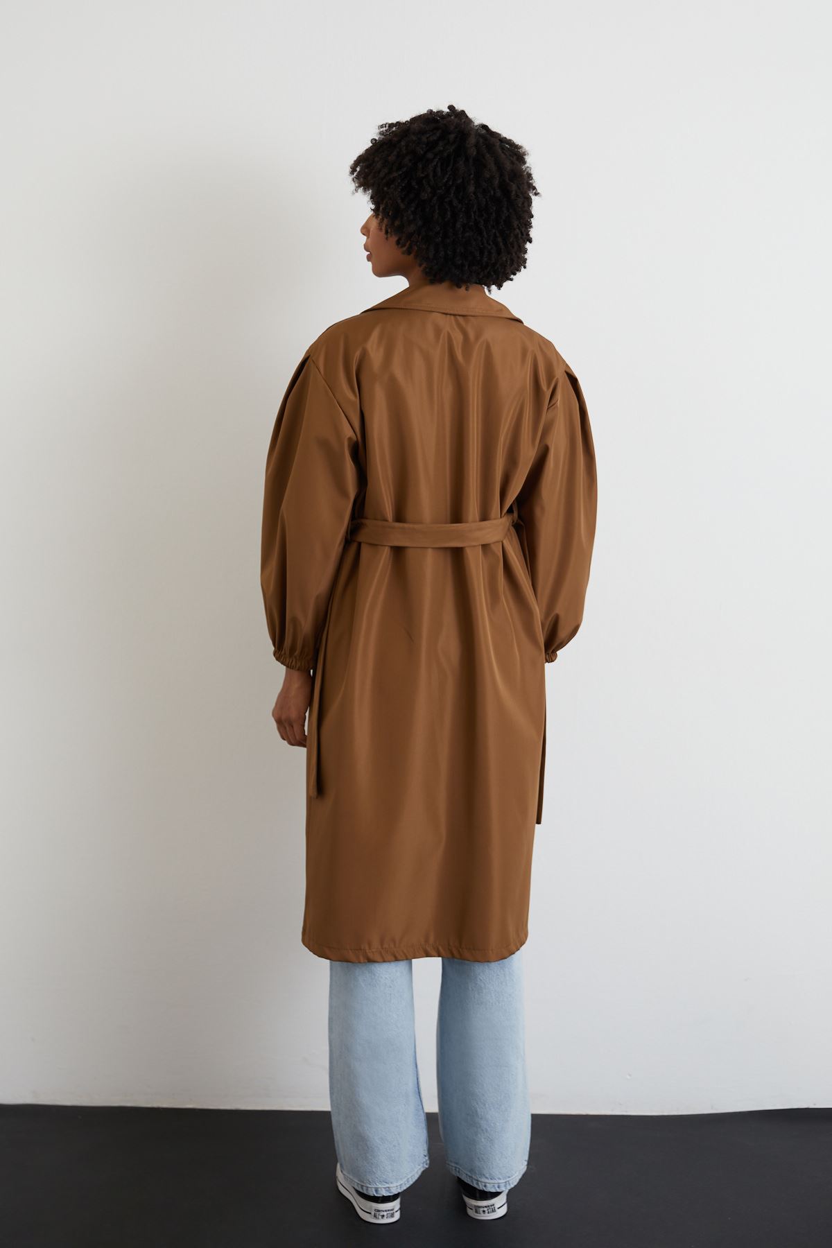 Kuşaklı Trençkot-Kahve