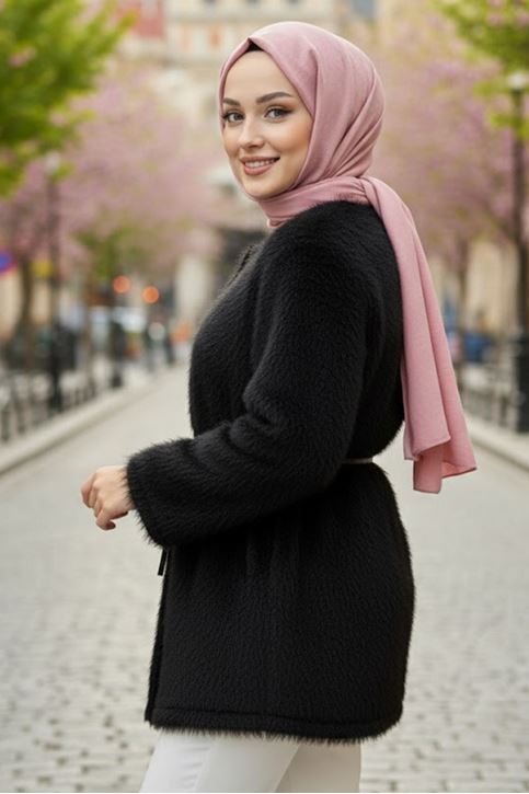 Angora Hırka-Siyah