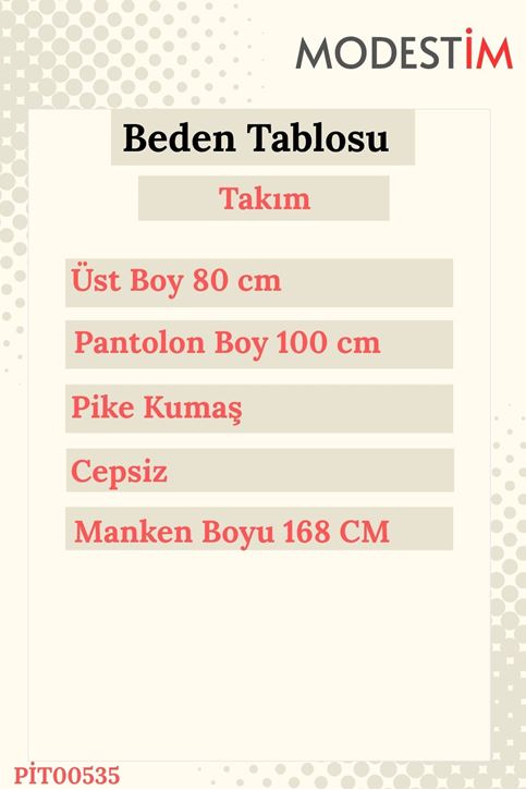 Kadın Tesettür Modal Pike Kumaş Salaş Takım Fermuarlı Sweat Pantolon Antrasit Tesettür Takım